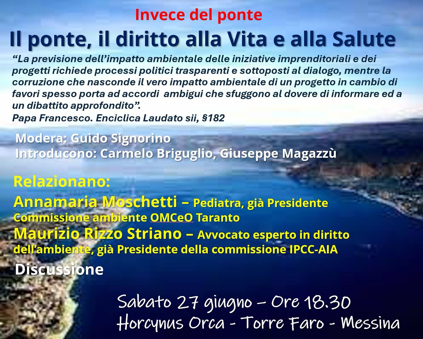 Il ponte, il diritto alla vita e alla salute