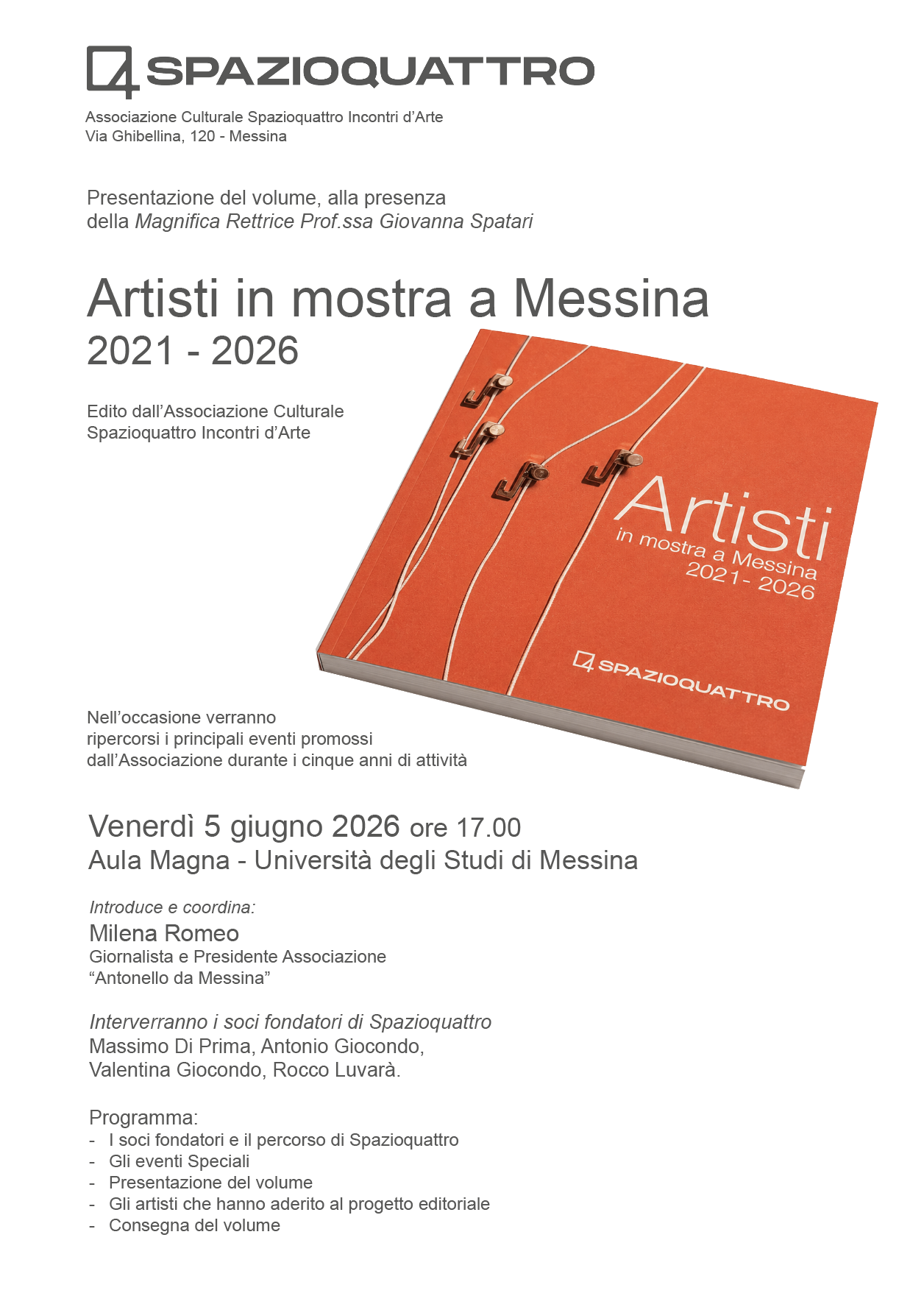 Messina, cinque anni di arte in un volume