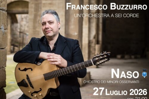 Il 27 luglio a Naso Francesco Buzzurro