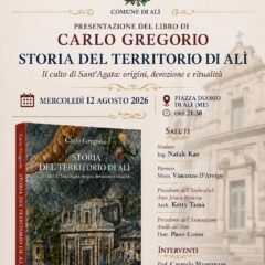 Presentazione del libro di Carlo Gregorio “Storia del territorio di Alì”