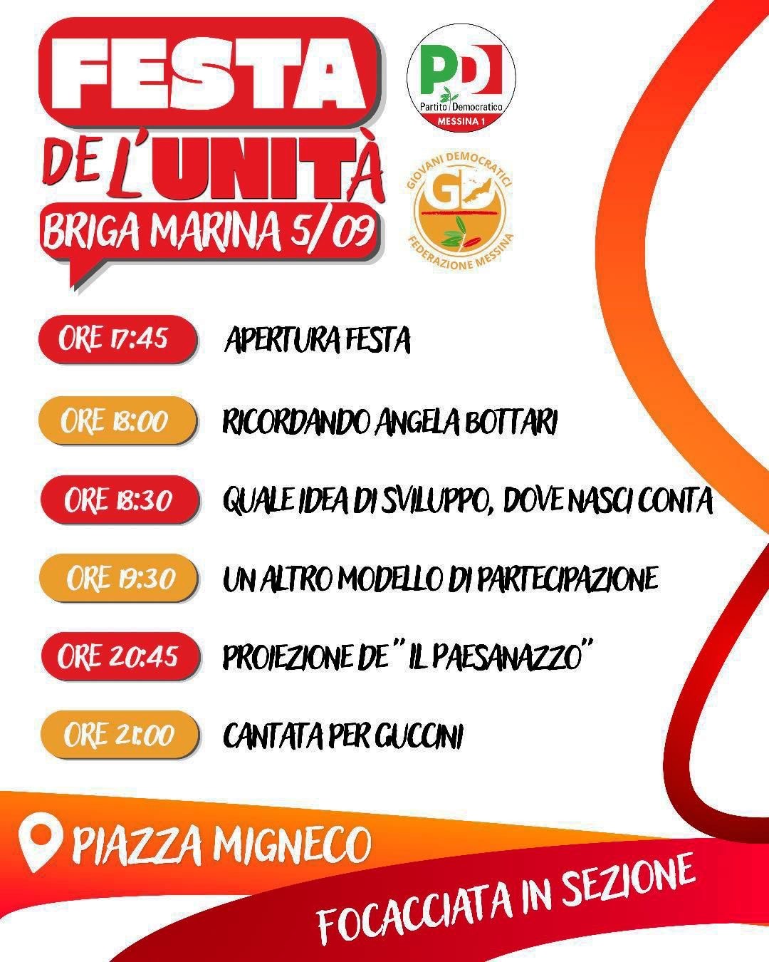 Festa de l’Unità a Briga Marina
